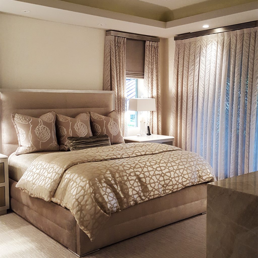 Contemporary master bedroom interior design Virginia